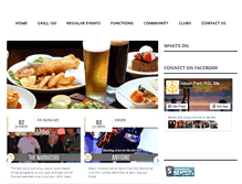 Tablet Screenshot of albionparkrsl.com.au